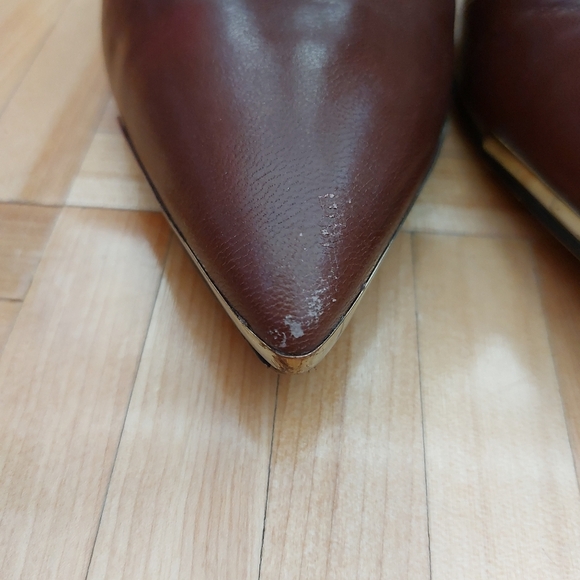 Nine west high heel leather booties size 7.5 - Picture 12 of 14